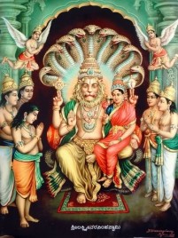 Narasimha mit Lakshmi